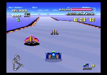 F-Zero: Blue Falcon auf der Rennstrecke