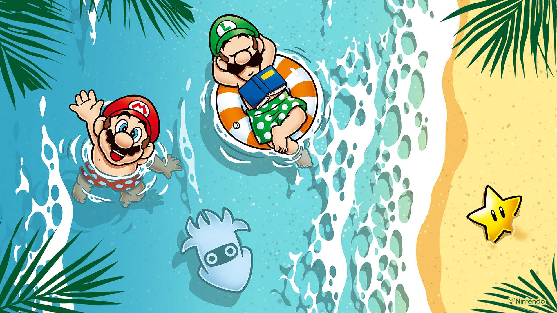 Nintendo: Mario und Luigi im Sommerfeeling